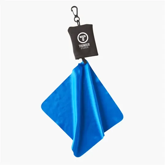 Stuff-It Microfiber Cleaning Cloth with Keychain Clip