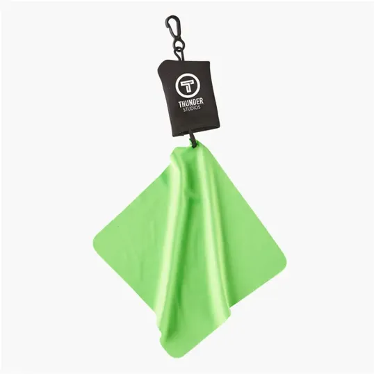 Stuff-It Microfiber Cleaning Cloth with Keychain Clip — view 2