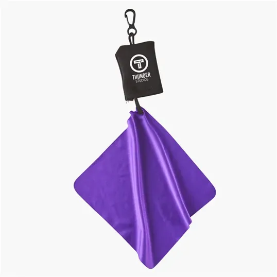 Stuff-It Microfiber Cleaning Cloth with Keychain Clip — view 3
