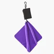 Stuff-It Microfiber Cleaning Cloth with Keychain Clip — view 9