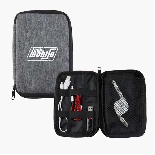 Small Tech Organizer with Mesh Pockets
