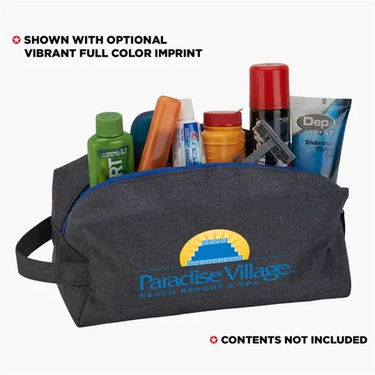 Heathered Dopp Kit Toiletry Case