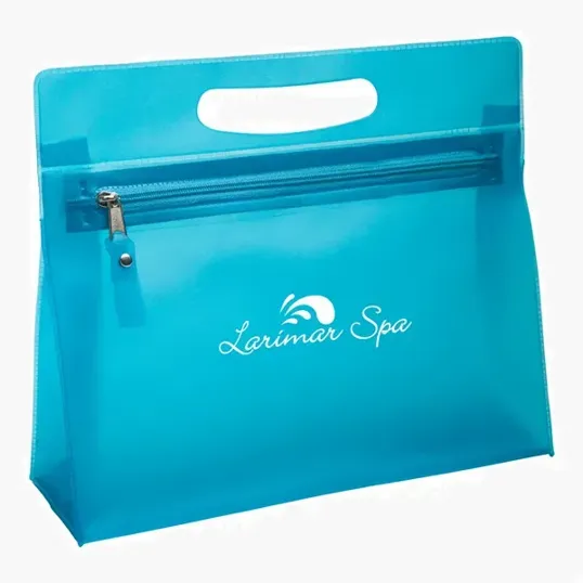 Vanity Makeup Bag in Frosted PVC — view 16