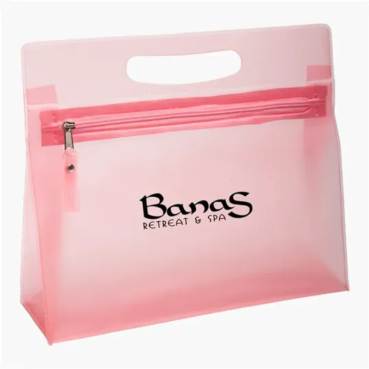 Vanity Makeup Bag in Frosted PVC — view 4