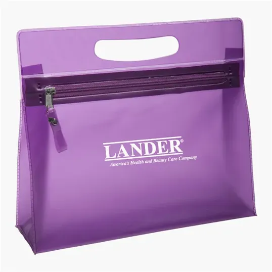Vanity Makeup Bag in Frosted PVC — view 5