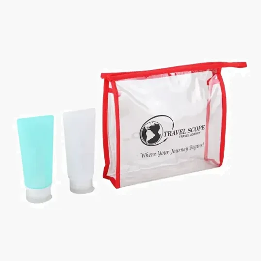 Evans 3 oz Silicone Bottles Travel Set with Clear Case — view 4