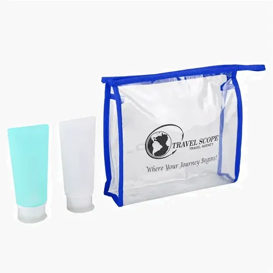 Evans 3 oz Silicone Bottles Travel Set with Clear Case — view 5