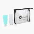 Evans 3 oz Silicone Bottles Travel Set with Clear Case — view 2