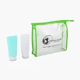 Evans 3 oz Silicone Bottles Travel Set with Clear Case — view 3