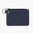 Heathered Polyester Card Wallet with Zippered Closure — view 6
