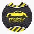 Sublimated Recycled Rubber Car Coaster — view 2