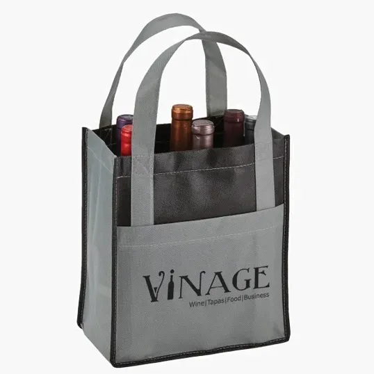 Evans Six-Bottle Wine Tote Carrier