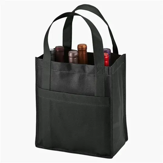 Evans Six-Bottle Wine Tote Carrier — view 5