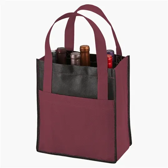 Evans Six-Bottle Wine Tote Carrier — view 6
