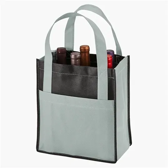Evans Six-Bottle Wine Tote Carrier — view 7