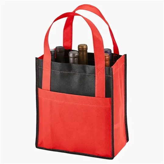 Evans Six-Bottle Wine Tote Carrier — view 8