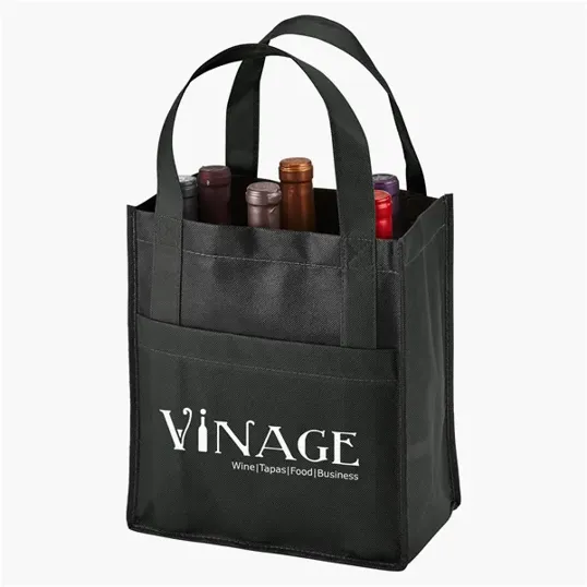 Evans Six-Bottle Wine Tote Carrier — view 2