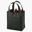 Evans Six-Bottle Wine Tote Carrier — view 5