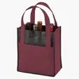 Evans Six-Bottle Wine Tote Carrier — view 6