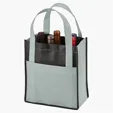 Evans Six-Bottle Wine Tote Carrier — view 7