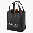 Evans Six-Bottle Wine Tote Carrier — view 2