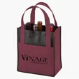 Evans Six-Bottle Wine Tote Carrier — view 3