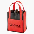 Evans Six-Bottle Wine Tote Carrier — view 4