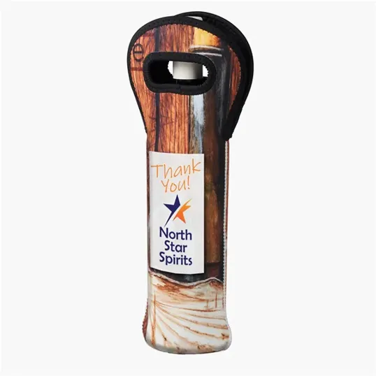 Sublimated Neoprene Wine Tote Carrier Holder — view 6