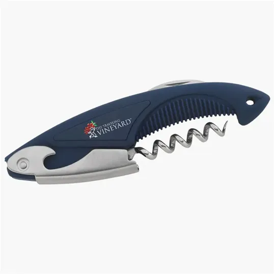Napa Waiter's Corkscrew Wine Opener with Foil Cutter — view 4