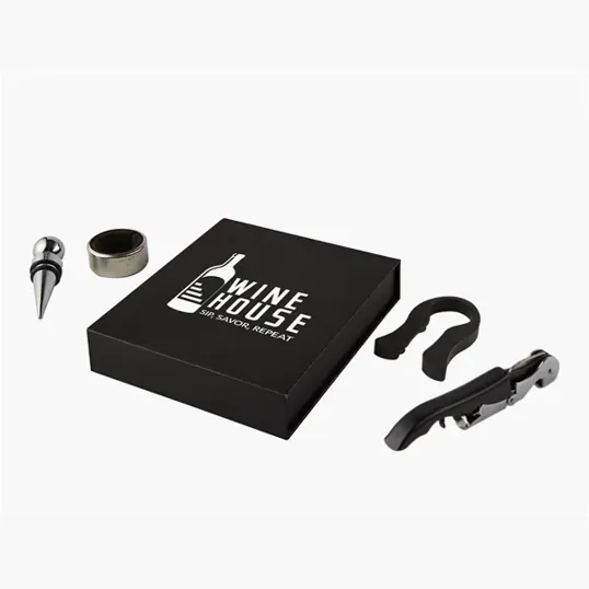 4-Piece Wine Tool Set with Gift Box