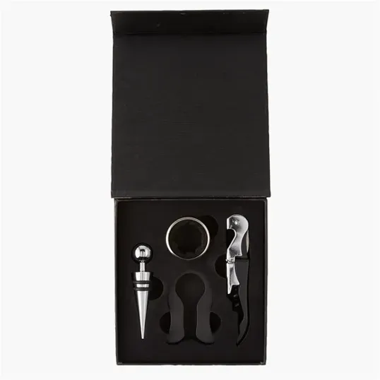 4-Piece Wine Tool Set with Gift Box — view 3