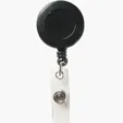 Round Secure-A-Badge Retractable Badge Reel — view 8