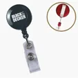 Round Secure-A-Badge Retractable Badge Reel