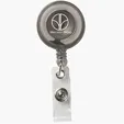 Round Secure-A-Badge Retractable Badge Reel — view 4