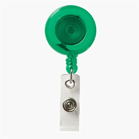 Round Secure-A-Badge Retractable Badge Reel with Alligator Clip — view 8