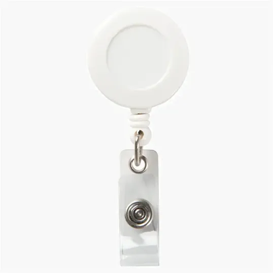 Round Secure-A-Badge Retractable Badge Reel with Alligator Clip — view 10