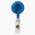 Round Secure-A-Badge Retractable Badge Reel with Alligator Clip — view 7