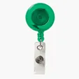 Round Secure-A-Badge Retractable Badge Reel with Alligator Clip — view 8
