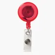 Round Secure-A-Badge Retractable Badge Reel with Alligator Clip — view 9