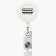 Round Secure-A-Badge Retractable Badge Reel with Alligator Clip — view 2