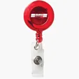 Round Secure-A-Badge Retractable Badge Reel with Alligator Clip — view 3