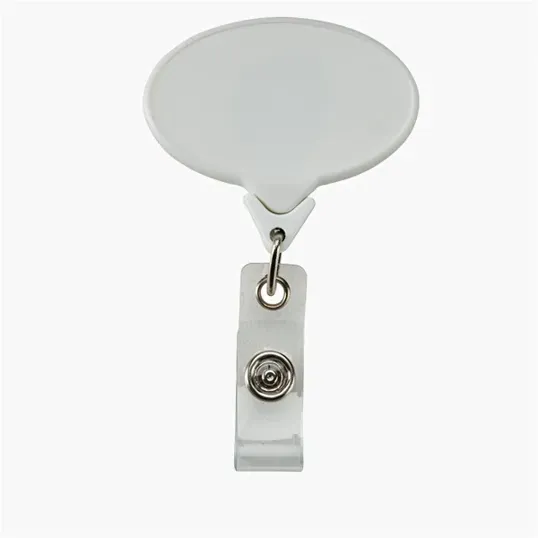 Oval Retractable Badge Reel with 30" Nylon Cord — view 6