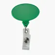 Oval Retractable Badge Reel with 30" Nylon Cord — view 4