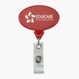 Oval Retractable Badge Reel with 30" Nylon Cord — view 10