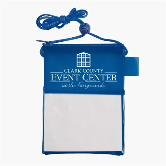Tradeshow Badge Holder with Adjustable Toggle and Pen Loop — view 6
