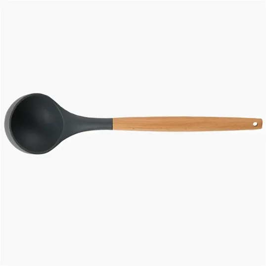 Bamboo and Silicone Kitchen Utensil Set, 5-Piece — view 4