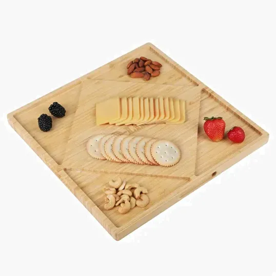 Evans Bamboo Cheese Board Charcuterie Platter