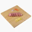 Evans Bamboo Cheese Board Charcuterie Platter — view 3