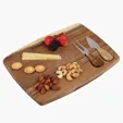 Acacia Cheese Board with Serving Tools — view 2