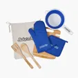 Deluxe Silicone & Bamboo Kitchen Set — view 3
